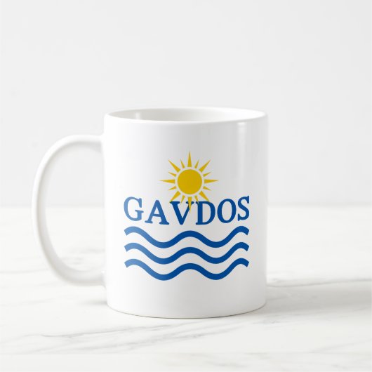 GAVDOS Griechenland, Sun Waves Kaffeetasse (Links)