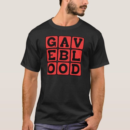 Gave Blood, Donor's Decree T-Shirt (Vorderseite)