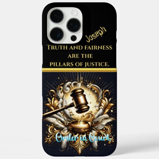 Gavel auf Basis-Befehlshaber-Behörde Case-Mate iPhone Hülle (Rückseite)