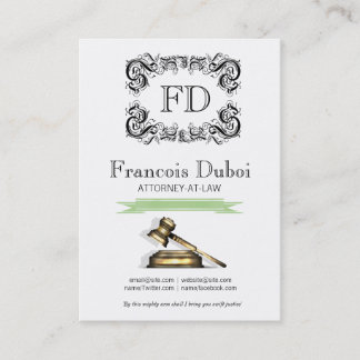 Gavel Rechtsanwyer Rechtsanwaltskanzlei Business C Visitenkarte