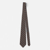 Gavel Richter Rechtsanwalt Charcoal Neck Tie Krawatte (Vorderseite)
