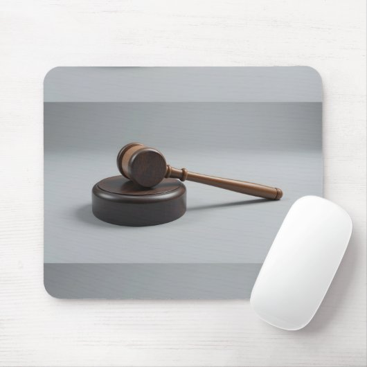 Gavel und Block Mousepad (Mit Mouse)