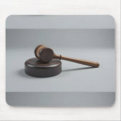 Gavel und Block Mousepad (Vorne)
