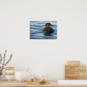Gaveltaucher-Vogelposter Poster (Küche)