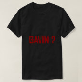 Gavin Funny RDR2 Graphic Classic T-Shirt (Design vorne)