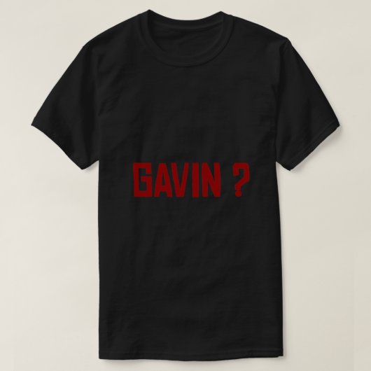 Gavin Funny RDR2 Graphic Classic T-Shirt (Design vorne)