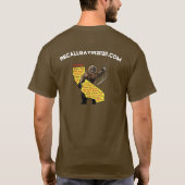 Gavin ist nicht so hell, wenn er spricht T-Shirt (Rückseite)