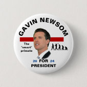 Gavin Newsom 2024 Button (Vorderseite)