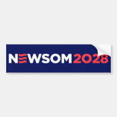 Gavin Newsom 2028 Autoaufkleber (Vorne)