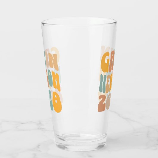 Gavin Newsom 2028 für den Text von Präsident Wavy Glas (Links)