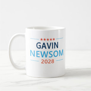 Gavin Newsom 2028 Für Präsident Kaffeetasse