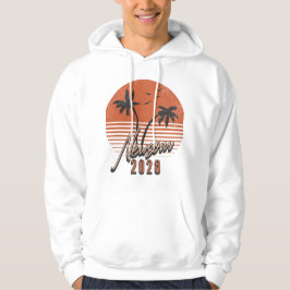 Gavin Newsom 2028 für Präsident Palm Tree Sunset Hoodie