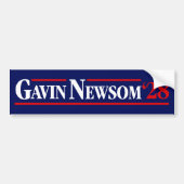 Gavin Newsom Autoaufkleber (Vorne)