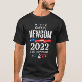 Gavin Newsom California Gouverneurswahl 2022 Dem T-Shirt (Vorderseite)