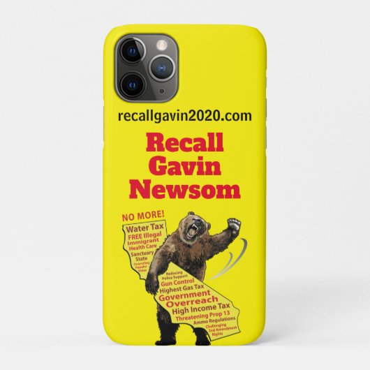 Gavin Newsom Case-Mate iPhone Hülle (Rückseite)
