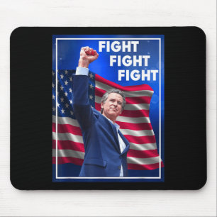 Gavin Newsom Fight Fight Fight, Lustig Sarkastisch Mousepad