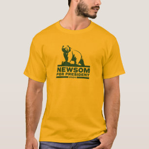Gavin Newsom für den Präsidenten - 2024 - Bär T-Shirt