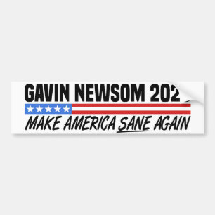 Gavin Newsom für den Präsidenten 2028 Autoaufkleber