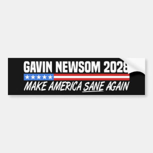 Gavin Newsom für den Präsidenten 2028 Autoaufkleber