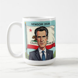 Gavin Newsom für den Präsidenten Politisch Kaffeetasse