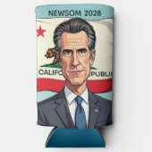 Gavin Newsom für den Präsidenten Politisch Selters Dosenkühler (Vorderseite)
