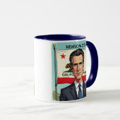 Gavin Newsom für den Präsidenten Politisch Tasse (VorderseiteRechts)