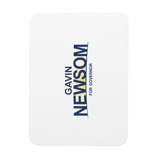 Gavin Newsom für Gouverneur Magnet (Vertikal)