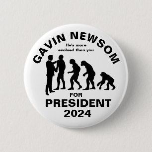 Gavin Newsom für Präsident 2024 Button