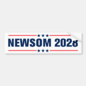 Gavin Newsom für Präsident 2028 Autoaufkleber (Vorne)