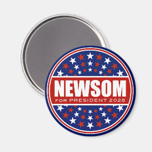 Gavin Newsom für Präsident 2028 Magnet