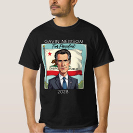 Gavin Newsom für Präsident 2028 T-Shirt
