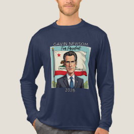 Gavin Newsom für Präsident 2028 Tri-Blend Shirt