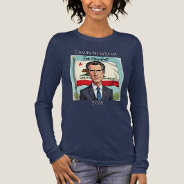 Gavin Newsom für Präsident 2028 Tri-Blend Shirt
