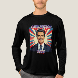 Gavin Newsom für Präsident 2028   Tri-Blend Shirt