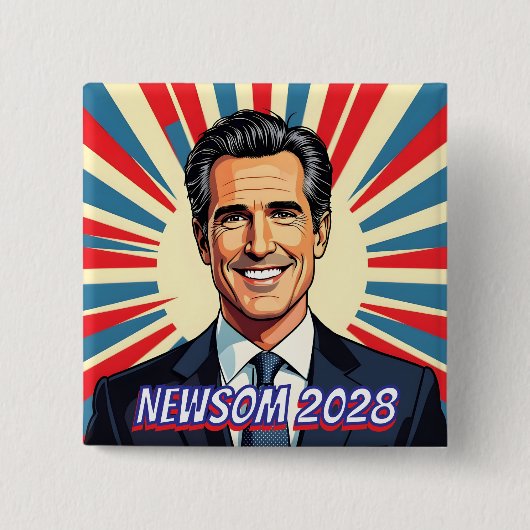 Gavin Newsom | Kaliforniens Lieblingsgouverneur Button (Vorderseite)