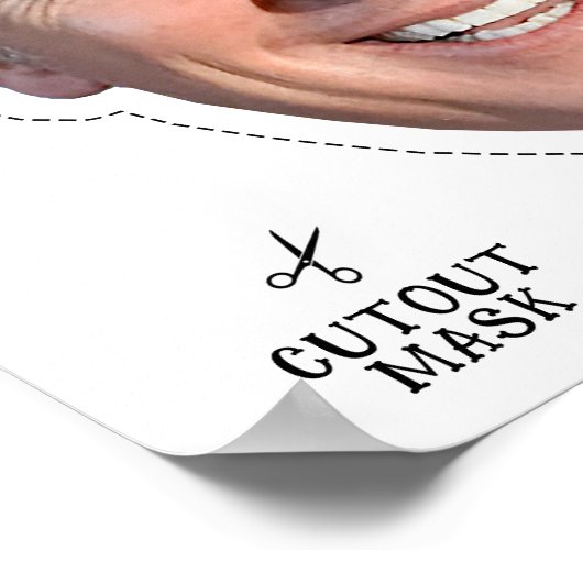 Gavin Newsom Kostümmaske Poster (Ecke)