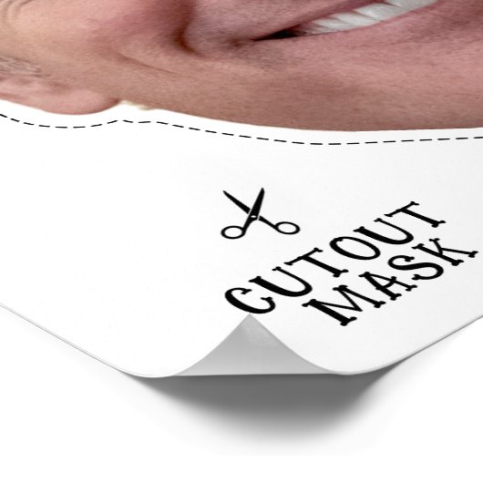 Gavin Newsom Kostümmaske Poster (Ecke)