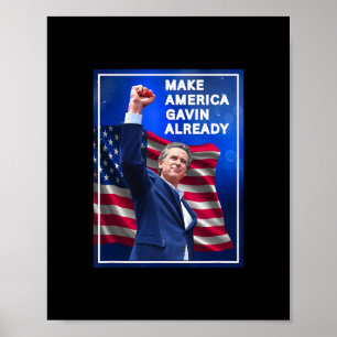 Gavin Newsom macht Amerika Gavin schon zum Troll T Poster