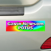 Gavin Newsom POTUS Autoaufkleber (Auf Auto)