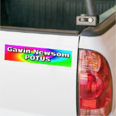Gavin Newsom POTUS Autoaufkleber (Auf Lkw)
