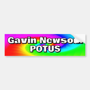 Gavin Newsom POTUS Autoaufkleber