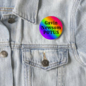 Gavin Newsom POTUS Button (Beispiel)