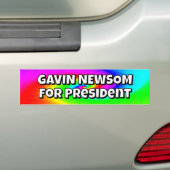 Gavin Newsom, Präsident Autoaufkleber (Auf Auto)