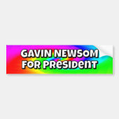 Gavin Newsom, Präsident Autoaufkleber (Vorne)