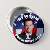 Gavin Newsom, Präsident Button (Vorne & Hinten)