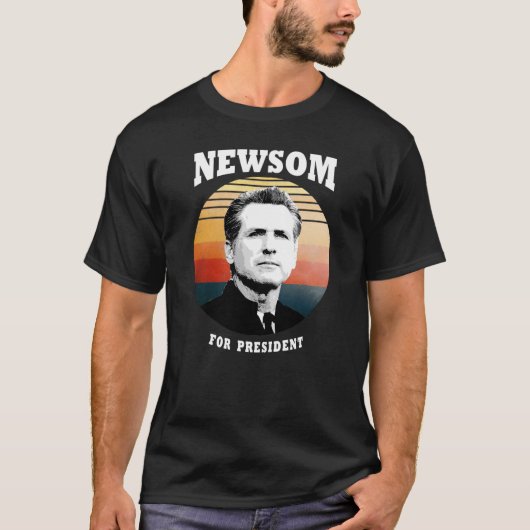 Gavin Newsom, Präsident T-Shirt (Vorderseite)