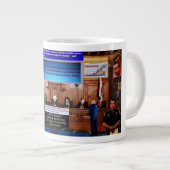 Gavin Newsom-Studie Jumbo-Tasse (Vorderseite Rechts)