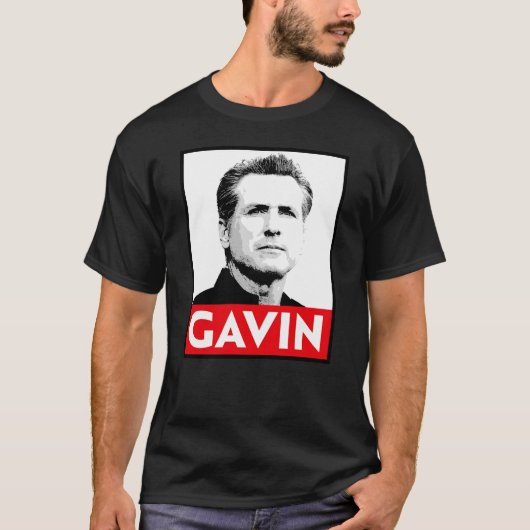 Gavin Newsom T-Shirt (Vorderseite)