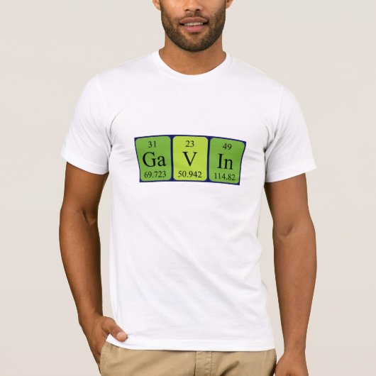 Gavin Periodenname Shirt (Vorderseite)