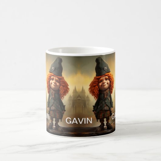 Gavin, The Wee Scottish Highlander Kaffeetasse (Mittel)
